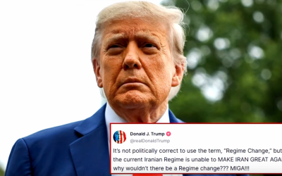 Trump Open to Regime Change in Iran After All